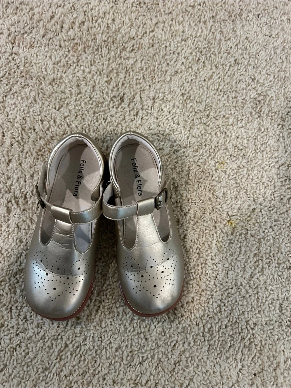 Girls' Metallic  Mary Jane Shoes